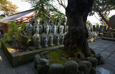 Image showing Jizo statuettes 