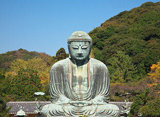 Image showing Great Buddha statue in Kamakura