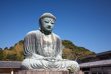 Image showing Great Buddha statue in Kamakura