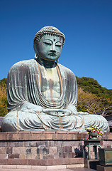 Image showing Great Buddha statue in Kamakura