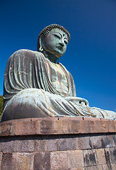 Image showing Great Buddha statue in Kamakura