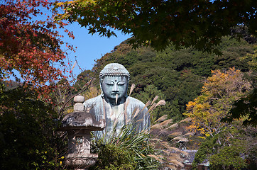 Image showing Great Buddha statue in Kamakura