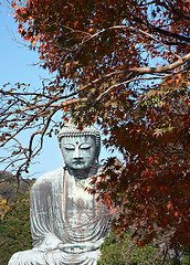 Image showing Great Buddha statue in Kamakura