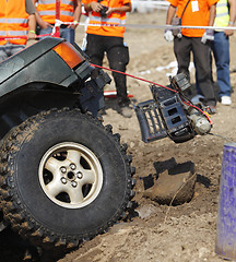 Image showing Incident during an off road competition