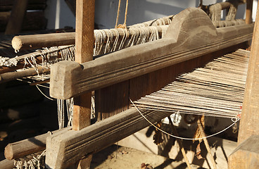 Image showing Hand Weaving loom detail