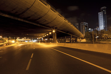 Image showing Highway at Night