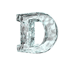 Image showing frozen letter d