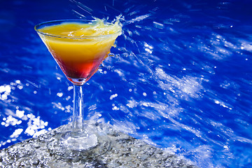 Image showing Poolside Cocktail