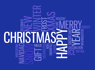 Image showing Abstract Christmas card