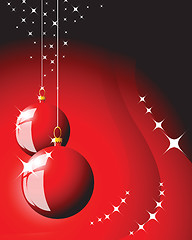 Image showing Christmas bulbs