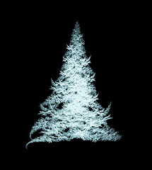 Image showing Vector - Fractal Christmas tree