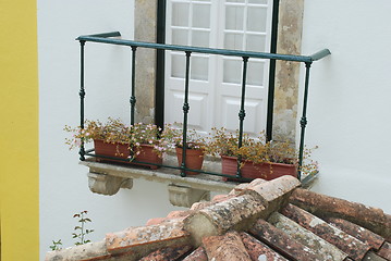 Image showing Window and balcony of a typical house