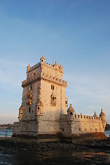 Image showing Belem Tower in Lisbon, Portugal