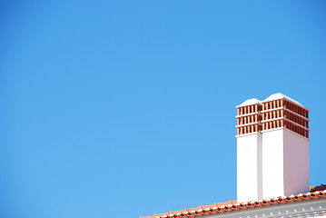 Image showing Classic chimneys background