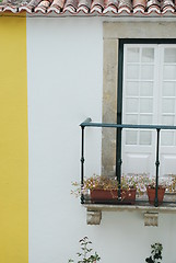 Image showing Window and balcony of a typical house