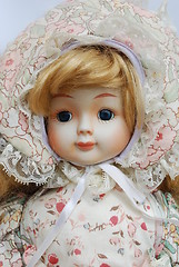 Image showing Retro porcelain doll