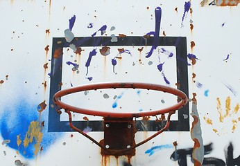 Image showing Basketball hoop (background)