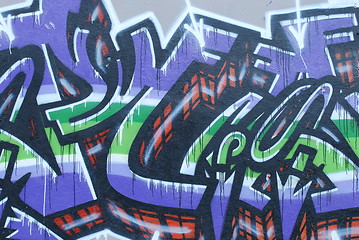 Image showing Graffiti wall