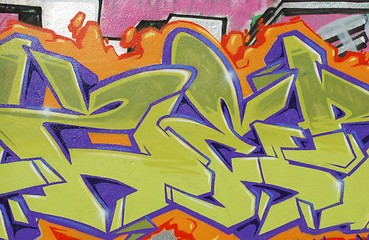 Image showing Graffiti wall