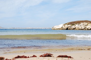 Image showing Beautiful Baleal beach at Peniche, Portugal