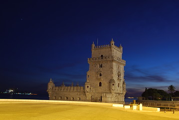 Image showing Belem Tower in Lisbon, Portugal (Sunset)