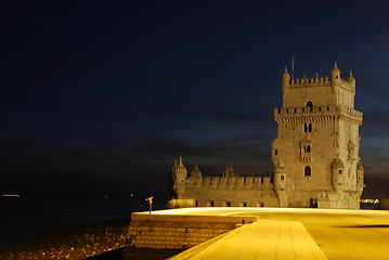 Image showing Belem Tower in Lisbon, Portugal (Sunset)