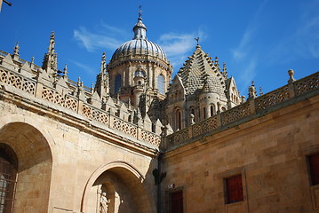 Image showing New Cathedral Dome in Salamanca, Spain