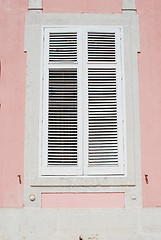 Image showing Close up of a typical window building in Lisbon