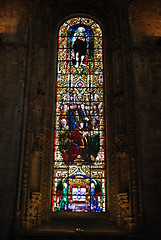 Image showing Hieronymites Monastery Chapel Vitral in Lisbon