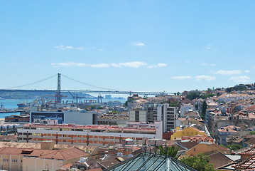 Image showing City view in Lisbon, Portugal