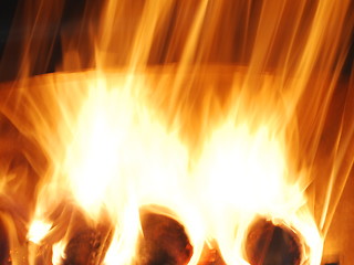 Image showing Fireplace Close Up