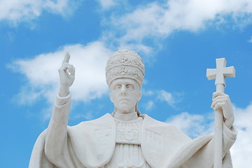 Image showing Pope Pio XII in Sanctuary of Fatima