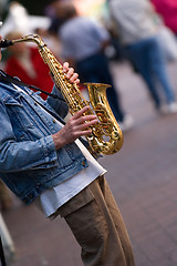 Image showing Sax player