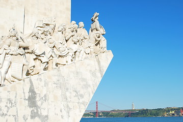 Image showing Sea Discoveries monument in Lisbon, Portugal