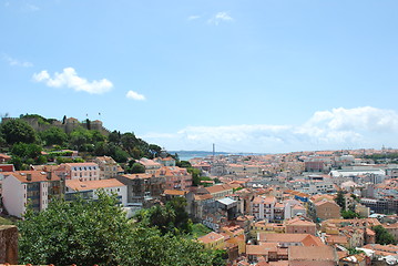 Image showing City view in Lisbon, Portugal