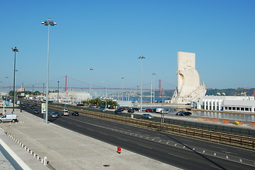 Image showing Lisbon's cityscape in Portugal