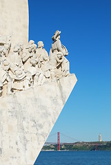 Image showing Sea Discoveries monument in Lisbon, Portugal