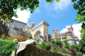 Image showing National Palace of Pena in Sintra, Portugal