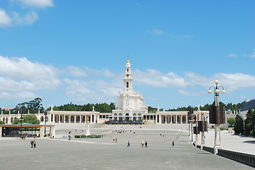 Image showing View of the Sanctuary of Fatima, in Portugal