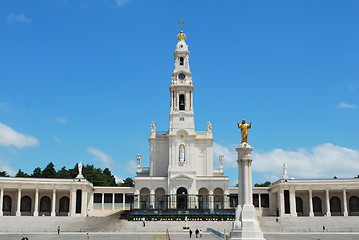 Image showing View of the Sanctuary of Fatima, in Portugal