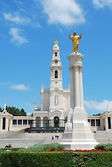 Image showing View of the Sanctuary of Fatima, in Portugal