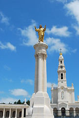 Image showing View of the Sanctuary of Fatima, in Portugal