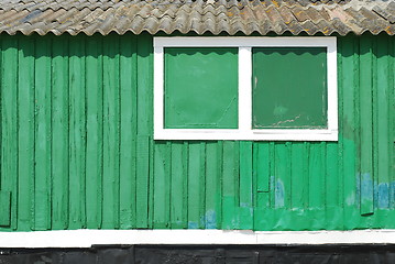 Image showing Green fisherman house