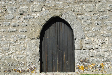Image showing Entrance door of Ourem Castle