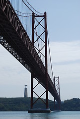 Image showing Lisbon Bridge - April 25th