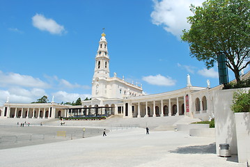 Image showing View of the Sanctuary of Fatima, in Portugal