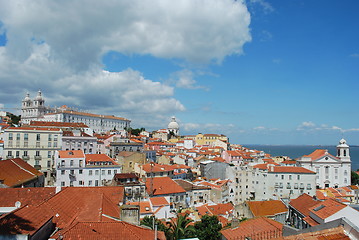 Image showing City view of the Capital of Portugal, Lisbon