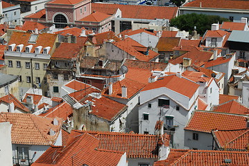 Image showing Lisbon rooftops view