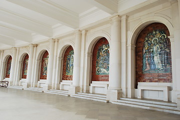 Image showing Antique and religious tiles