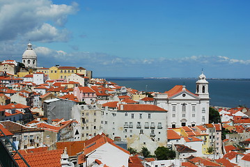 Image showing City view of the Capital of Portugal, Lisbon